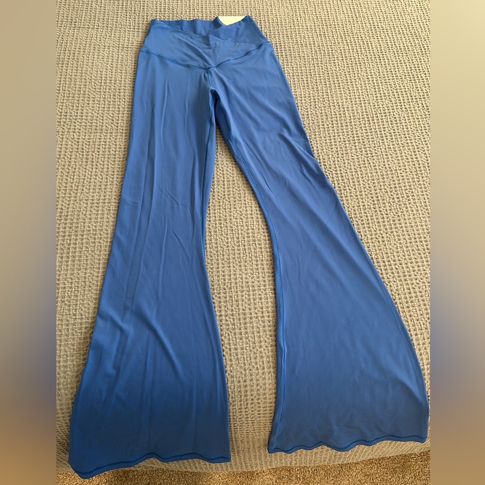 Blue flare Arie leggings